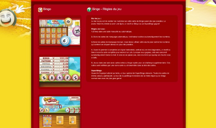 Game Point Bingo salas de bingo online