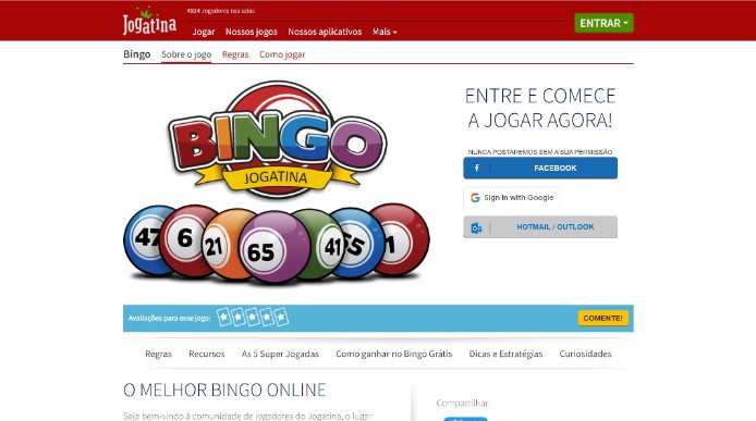 Jogatina Bingo salas de bingo online