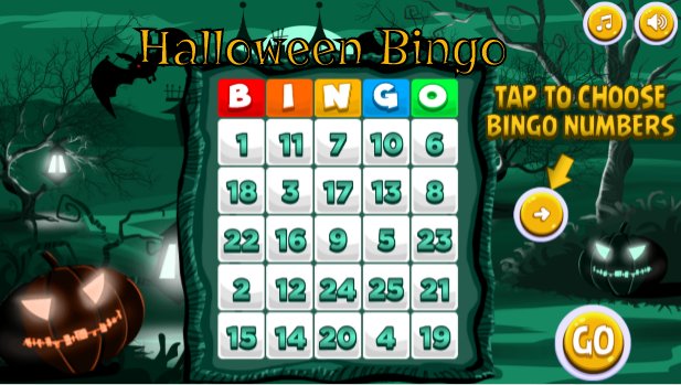 Jogo de Halloween Bingo
